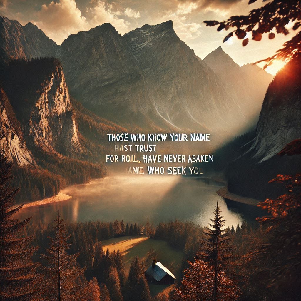 Trusting in the Name of the Lord