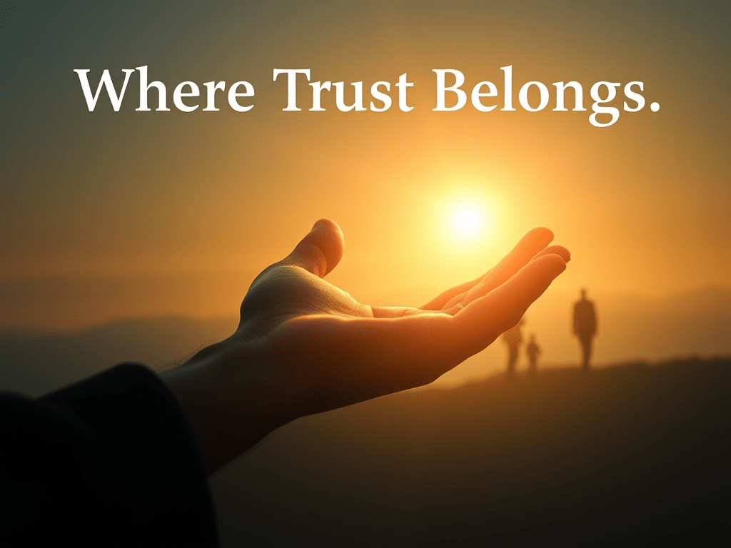 Where Trust Belongs